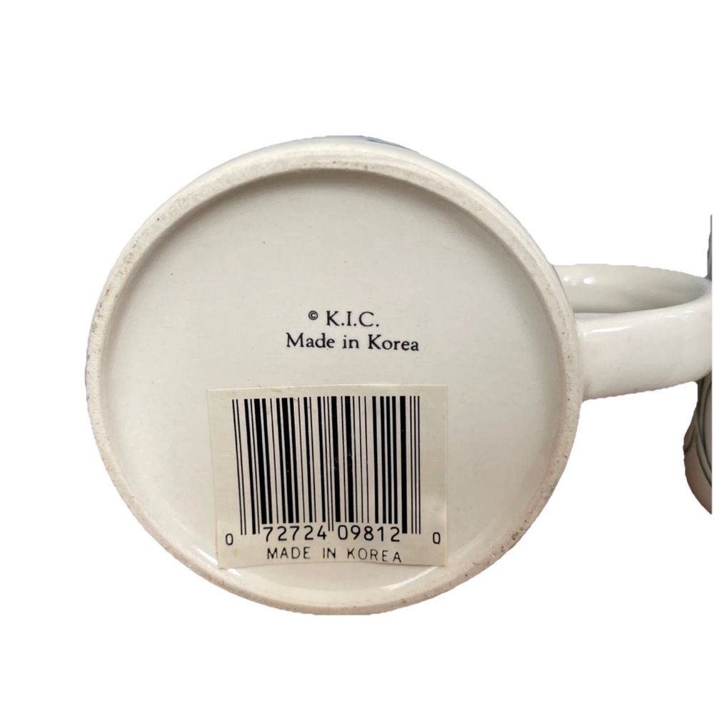 Vintage KIC Mallard Duck Ceramic Coffee Mug hunting Cabin Set Of 2 New With Tags - Picture 4 of 5